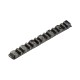 TIRA ADHESIVA MOTO NEGRA 50GR 2.5x6+5x7 (100U)
