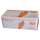GUANTE NARANJA DIAMANTADO TALLA M (100 UND ) 8 GR