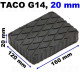 TACO 160 X 120 ALTURA 20 MM