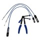 JUEGO DE ALICATES PARA ABRAZADERAS CON CABLE