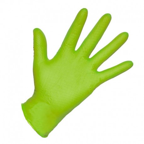 CUBO GUANTE  DIAMANTADO VERDE L 150 UNDS 8MICRA