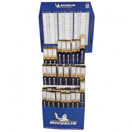 EXPOSITOR DISPLAY MICHELIN 85 ESCOBILLAS