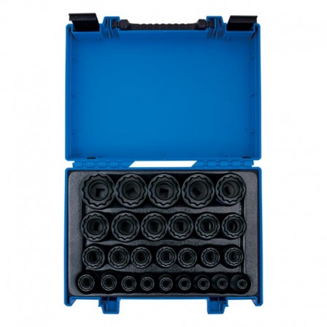 JUEGO DE VASOS DE IMPACTO 1/2" ( 27 UNDS)